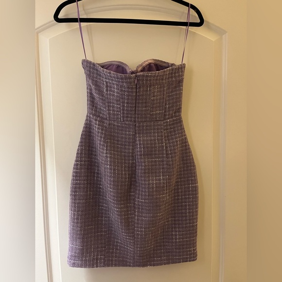 AQUA x Maeve Reilly Tweed Bustier Dress - Picture 7 of 8